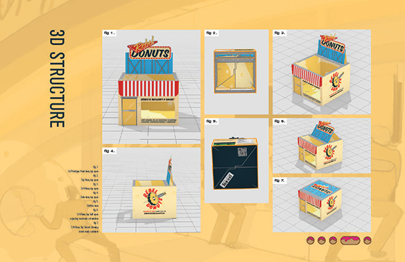 Packaging Concept Art for Donut Packaging